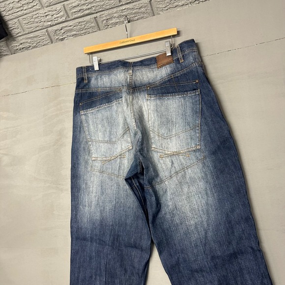 GODBODY DENIM TECHNOLOGY Men's Jeans 36x32 Blue Wash Relaxed Fit